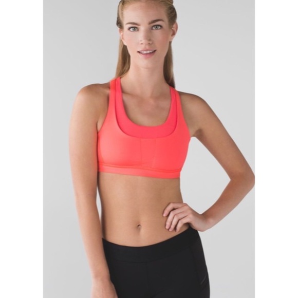 Lululemon Run: Stuff Your Bra II Electric Coral